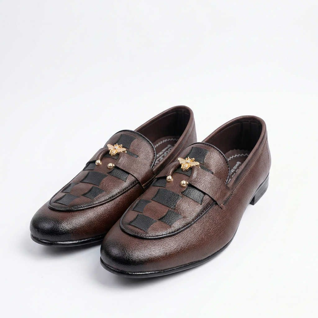 RA BROWN CROWN  SHOES- 14309
