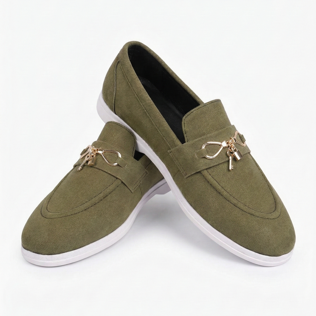 RA Casual GREEN LOAFAR SHOES- 14307