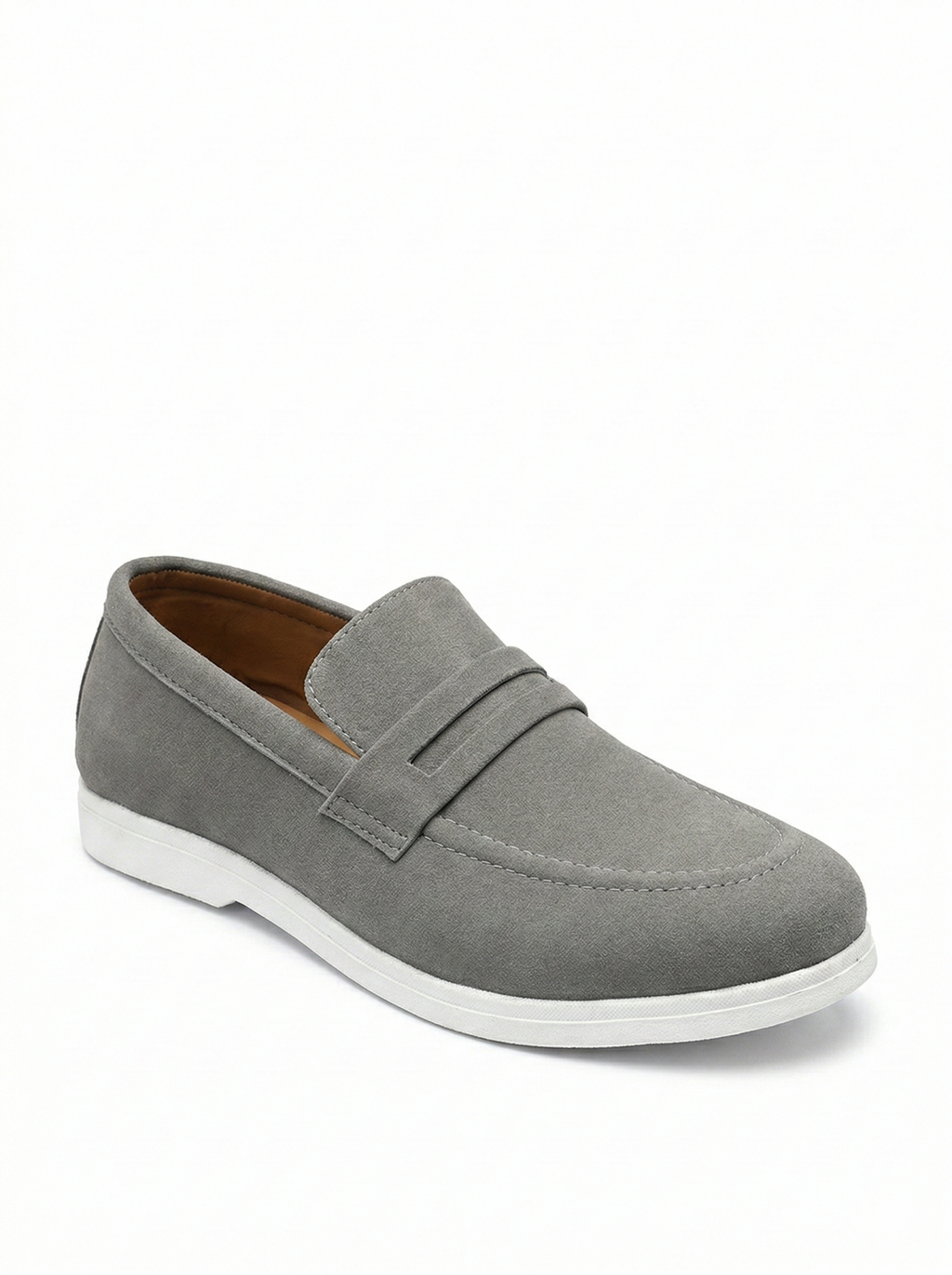 RA PREMIUM GREY LOAFARS- 14312