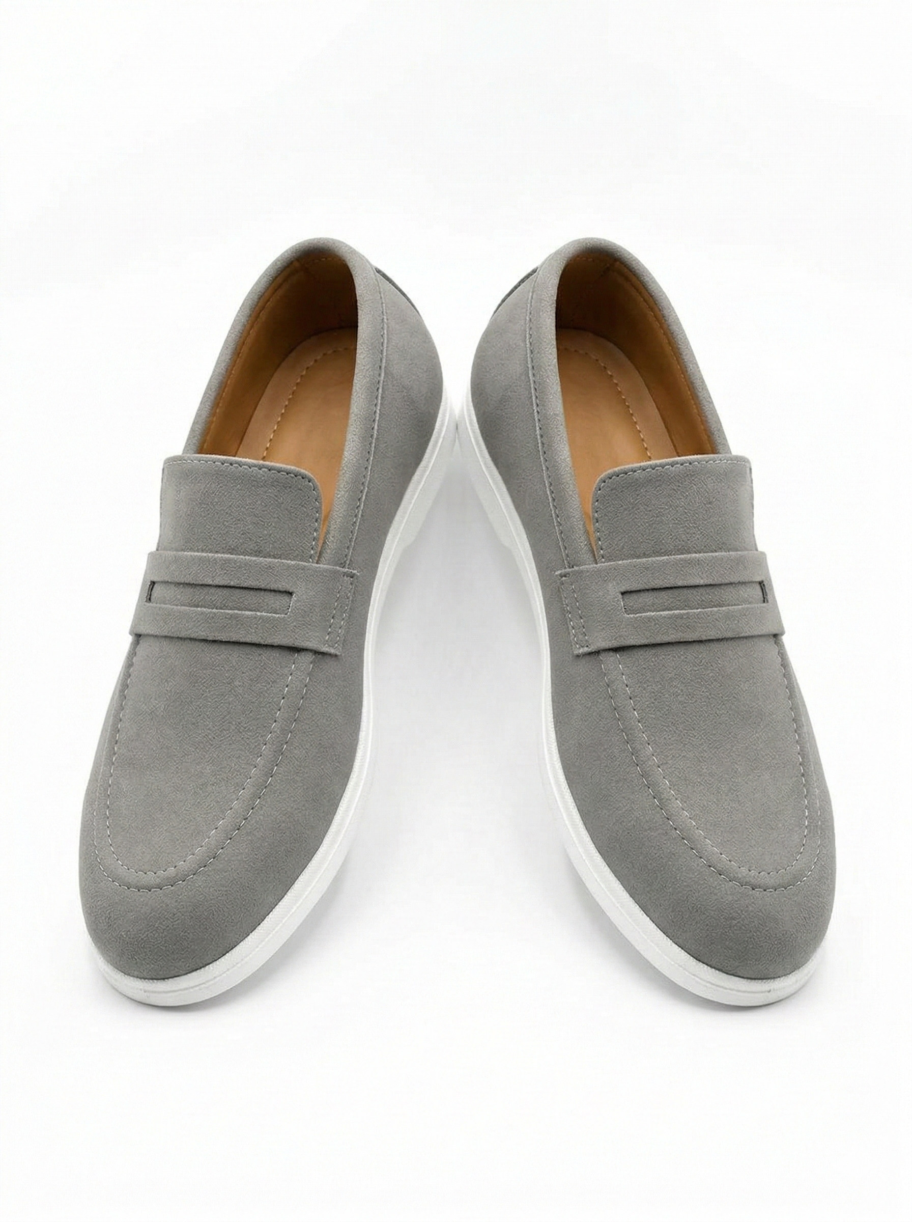 RA PREMIUM GREY LOAFARS- 14312