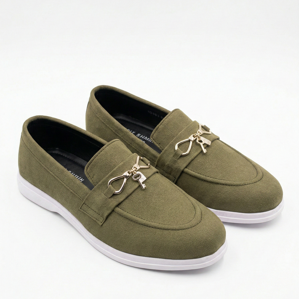 RA Casual GREEN LOAFAR SHOES- 14307