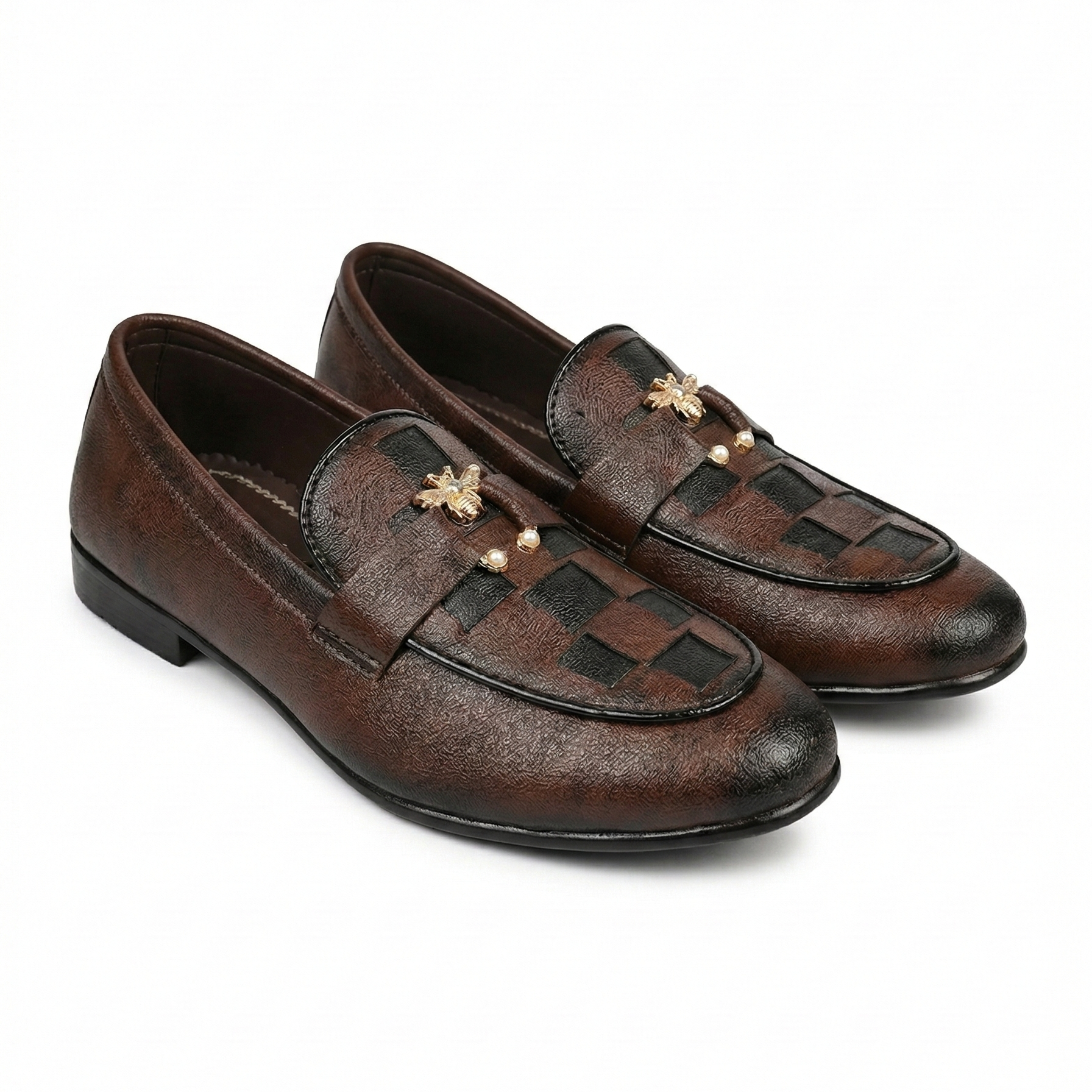 RA BROWN CROWN  SHOES- 14309