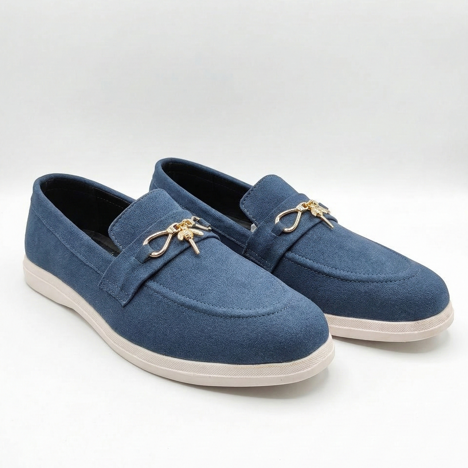 RA BLUE LOAFAR SHOES- 14308